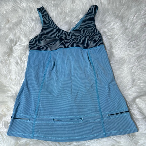 lululemon athletica Tops - Lululemon‎ blue tank size 10